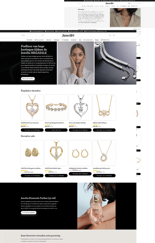 Sieraden webshop laten maken