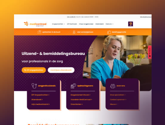 Zorgvacaturewebsite laten maken
