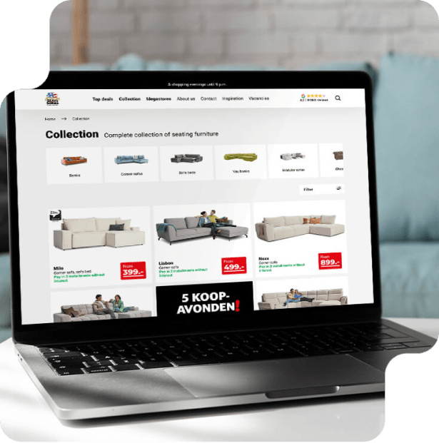 Linkbuidling voor Seats & Sofas
